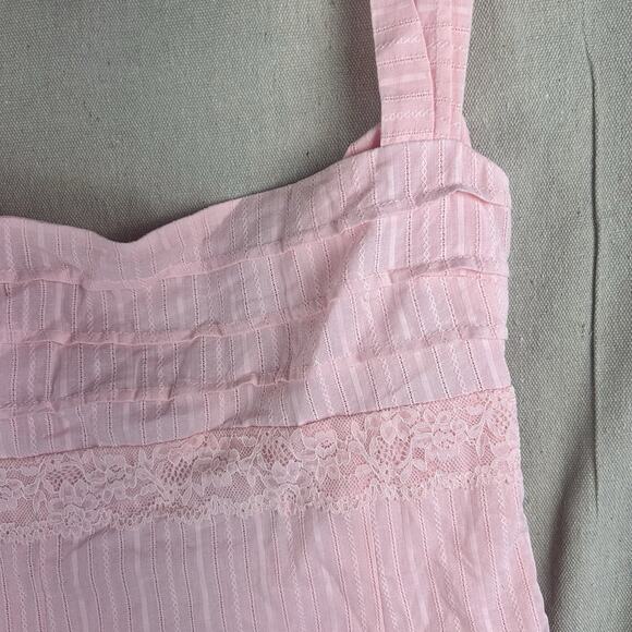 Princess Polly Anyone But You Pink Mini Dress Tie Back Bow Sweet Sleeveless Sz 4 - Picture 10 of 16